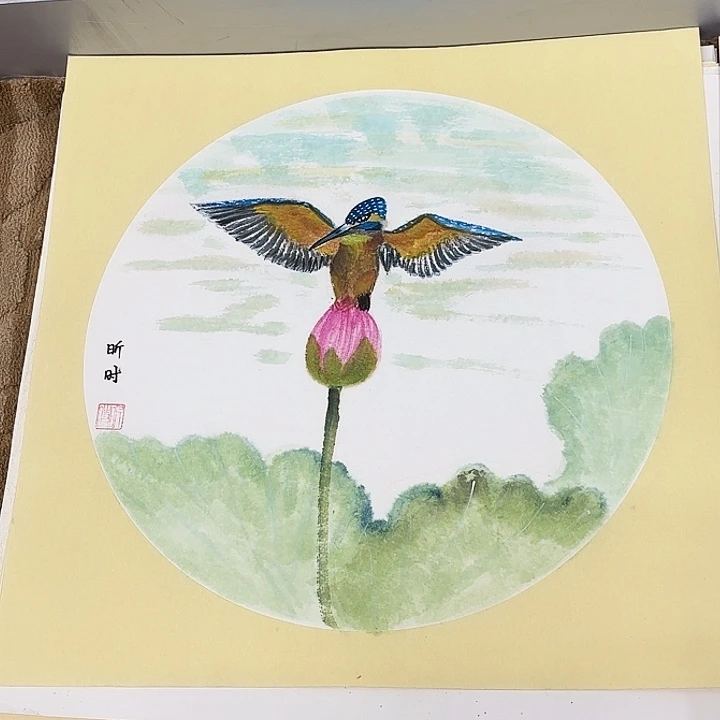 国画花鸟等多种鸟类的