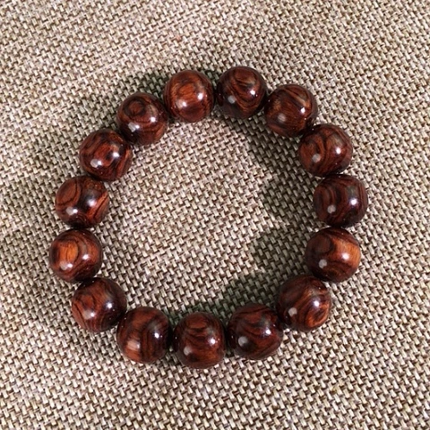 觉***醒手串/手链黄花梨/降香黄檀海南黄花梨油梨鬼脸