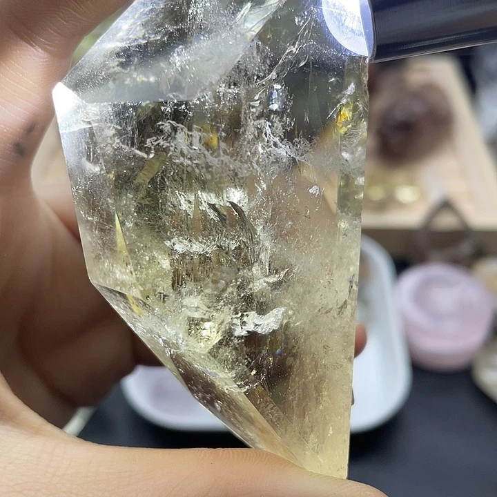 发晶未镶嵌珠宝半成品180水晶