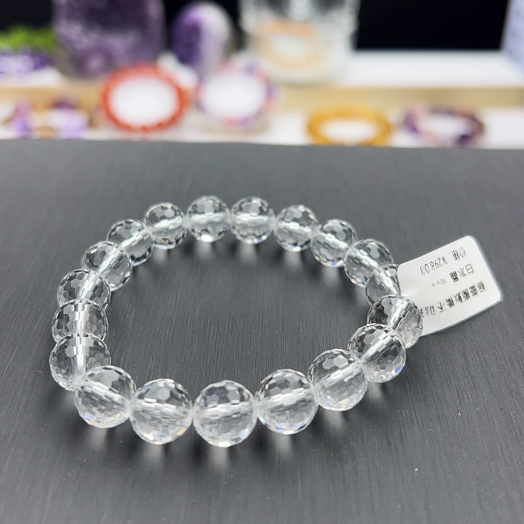 水晶手链未镶嵌白水晶10mm