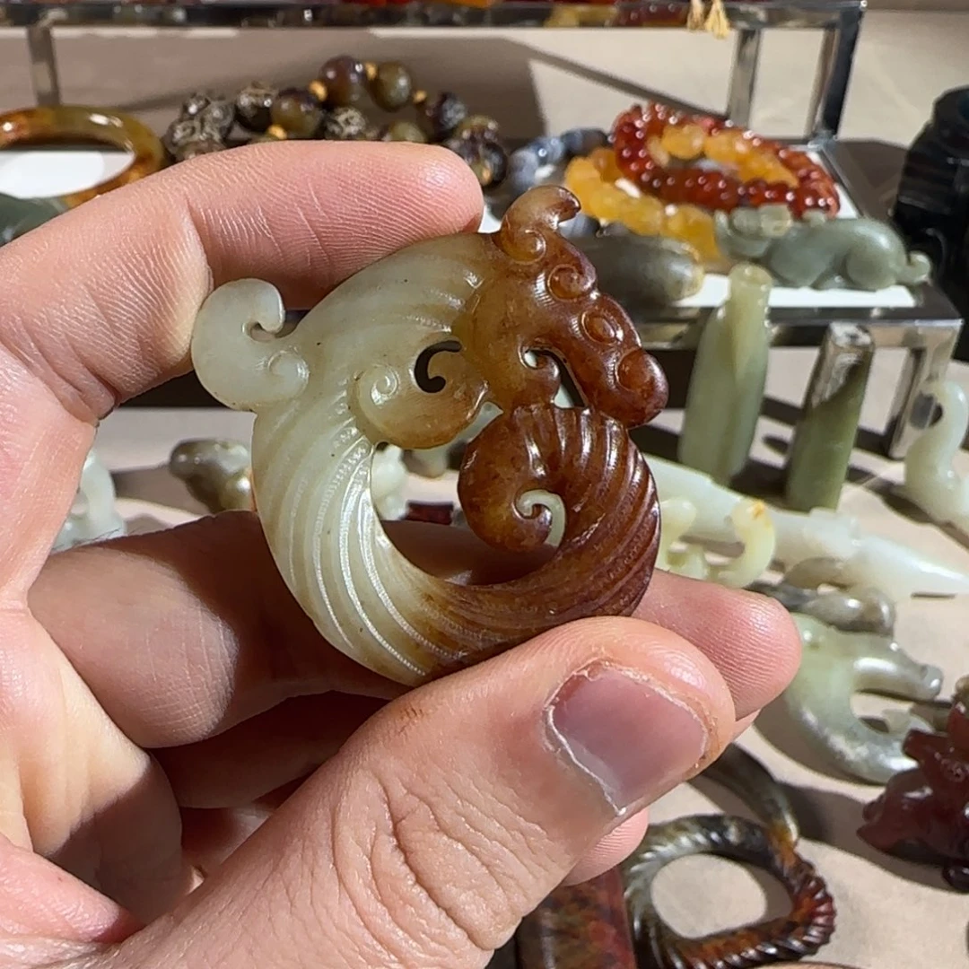 和田玉吊坠(不含链)未镶嵌