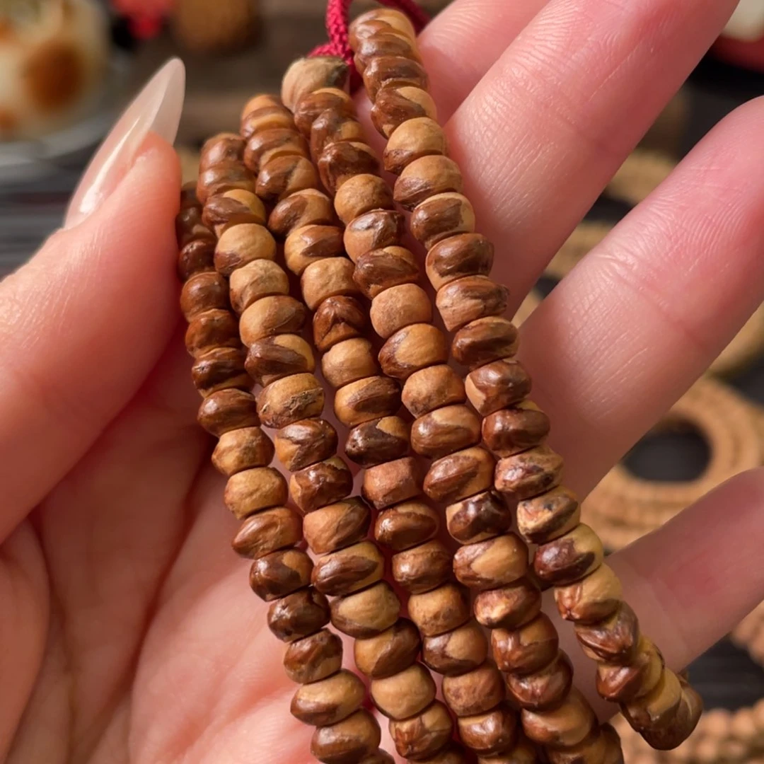 吊坠柏香籽/百香籽直切橫打红芽5+