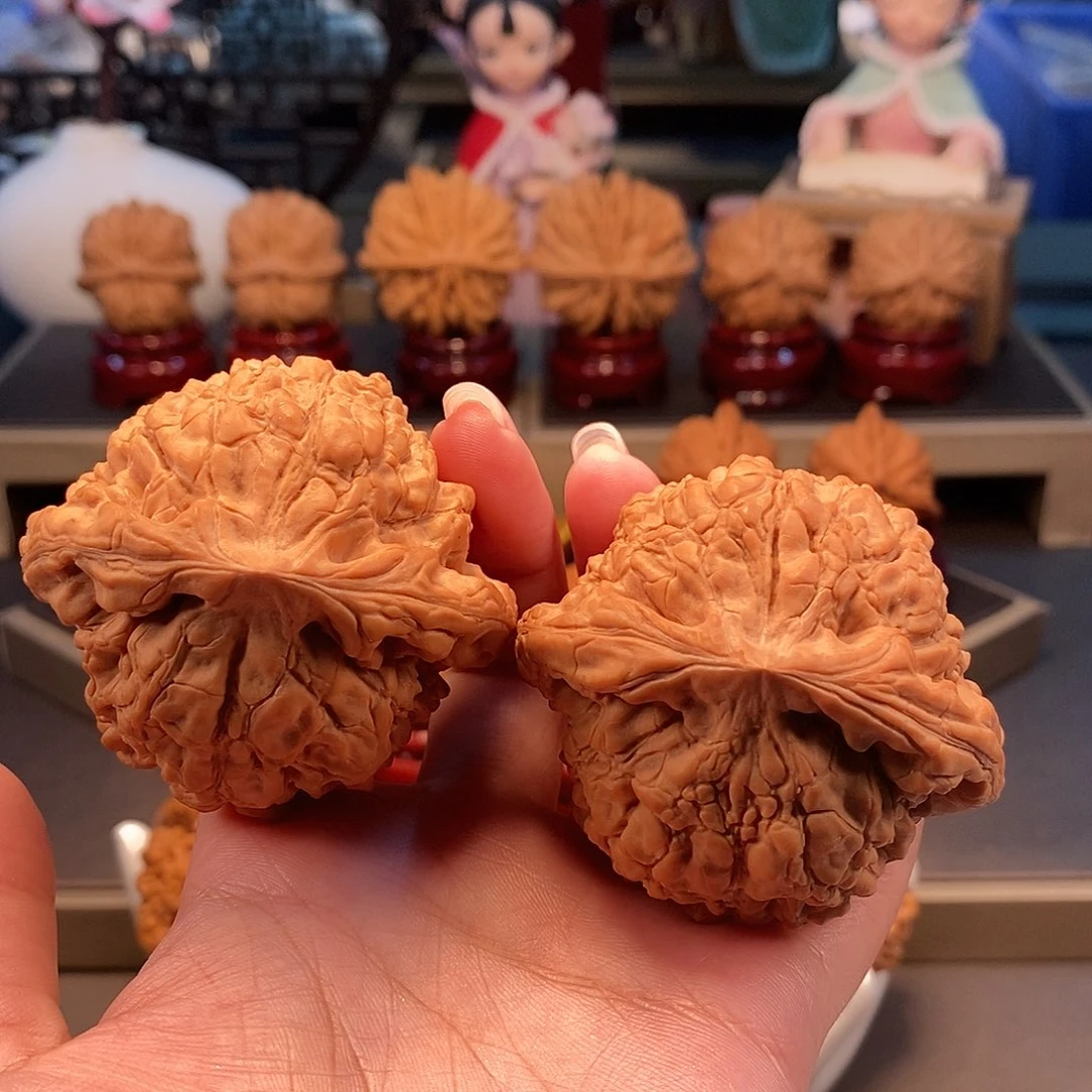 把件文玩核桃55全品龙鼎