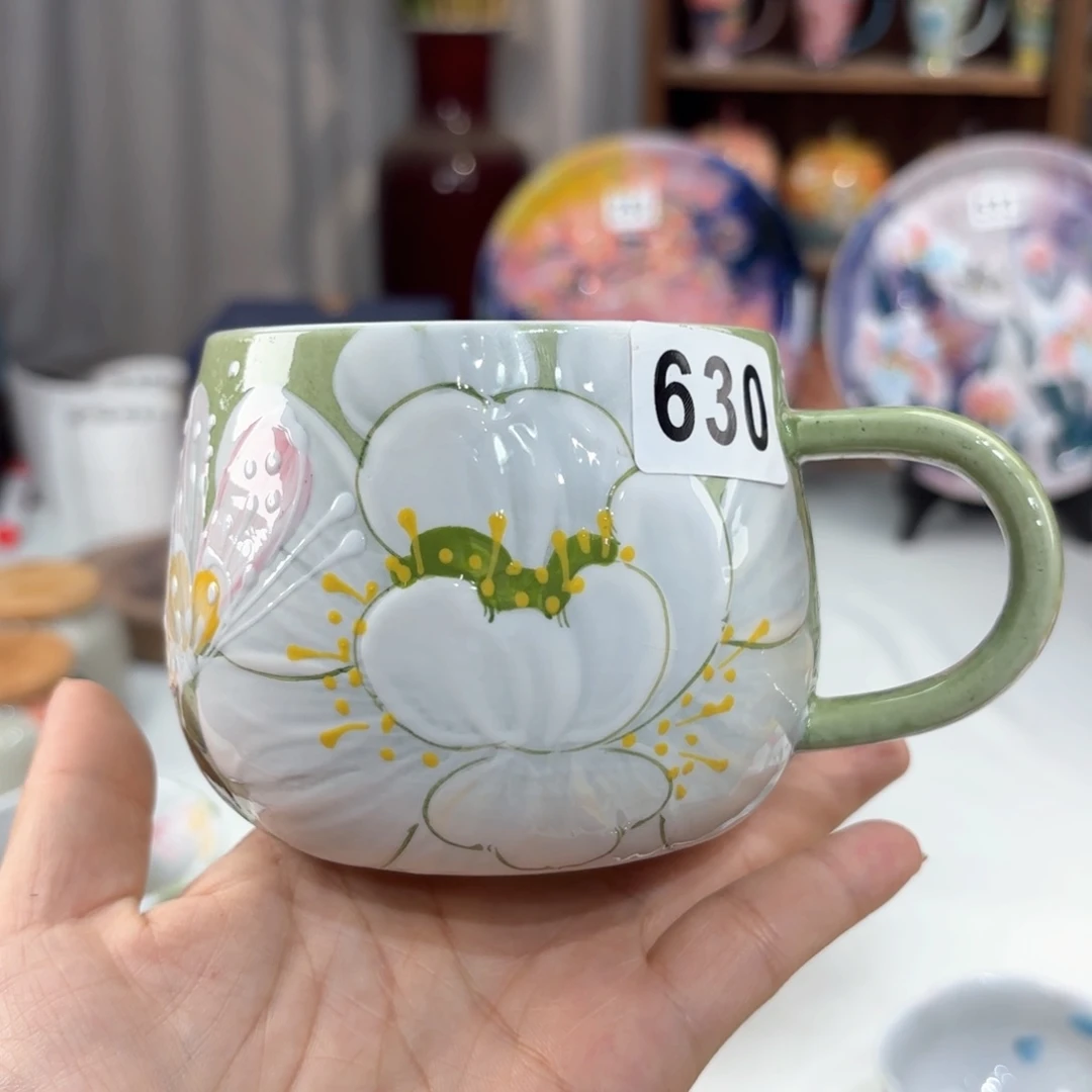景德镇手绘高温釉下彩陶瓷茶具