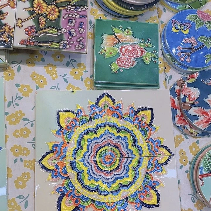 【闪购商品】瓷片水**兰宝向花