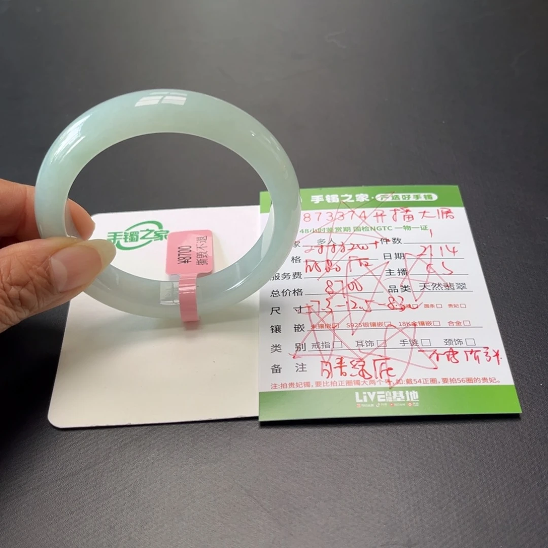 翡翠手镯未镶嵌多人