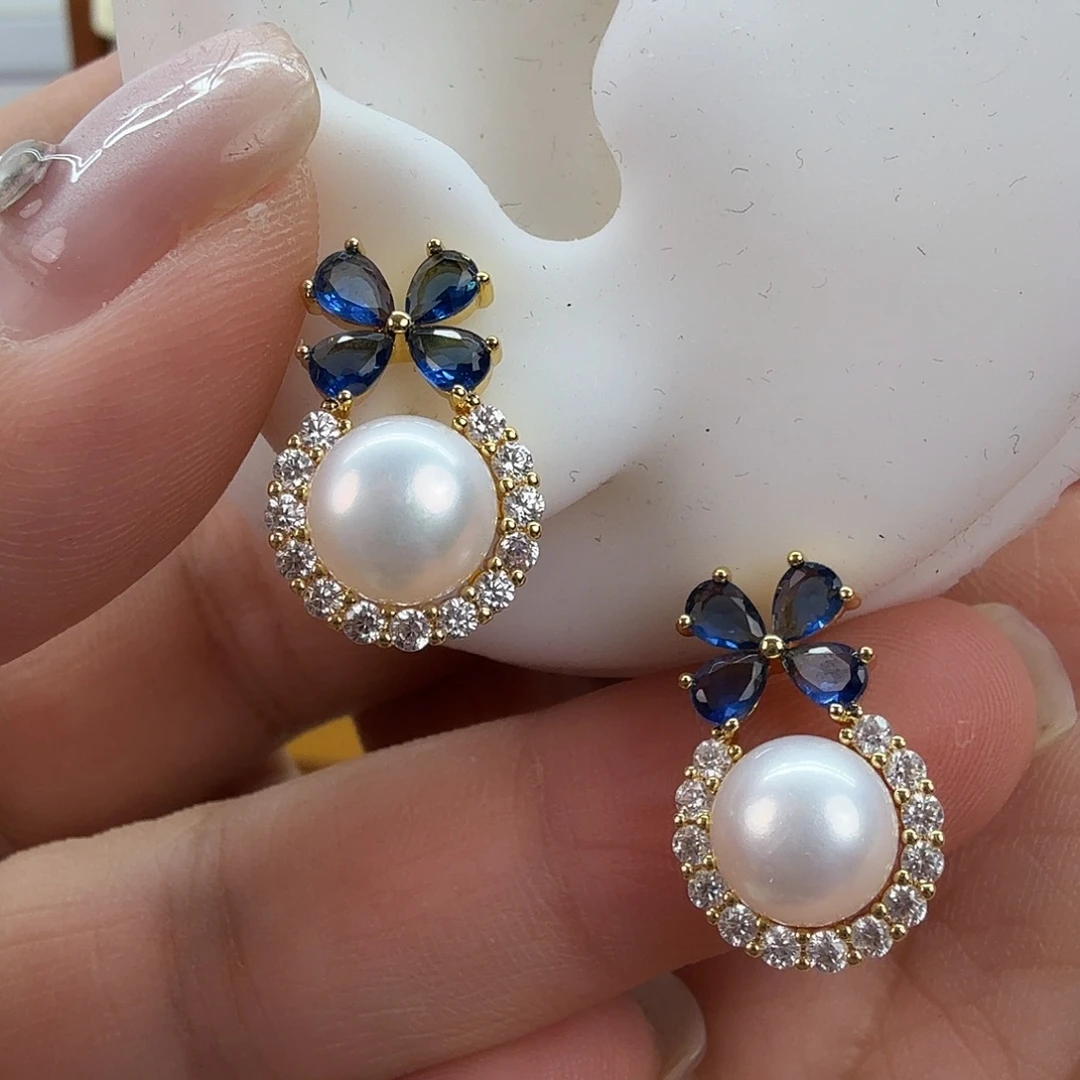 淡水珍珠耳饰未镶嵌