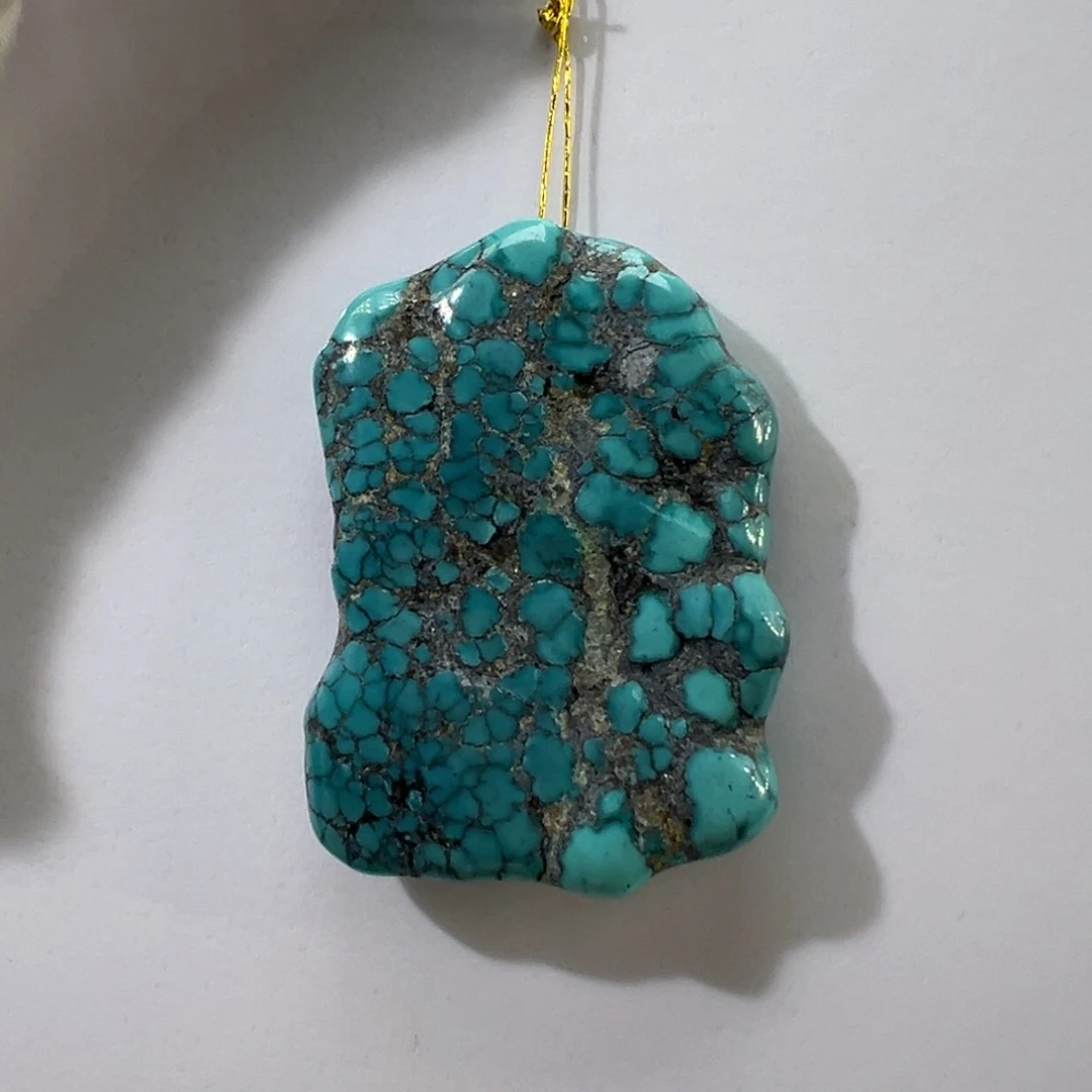 绿松石未镶嵌挂件