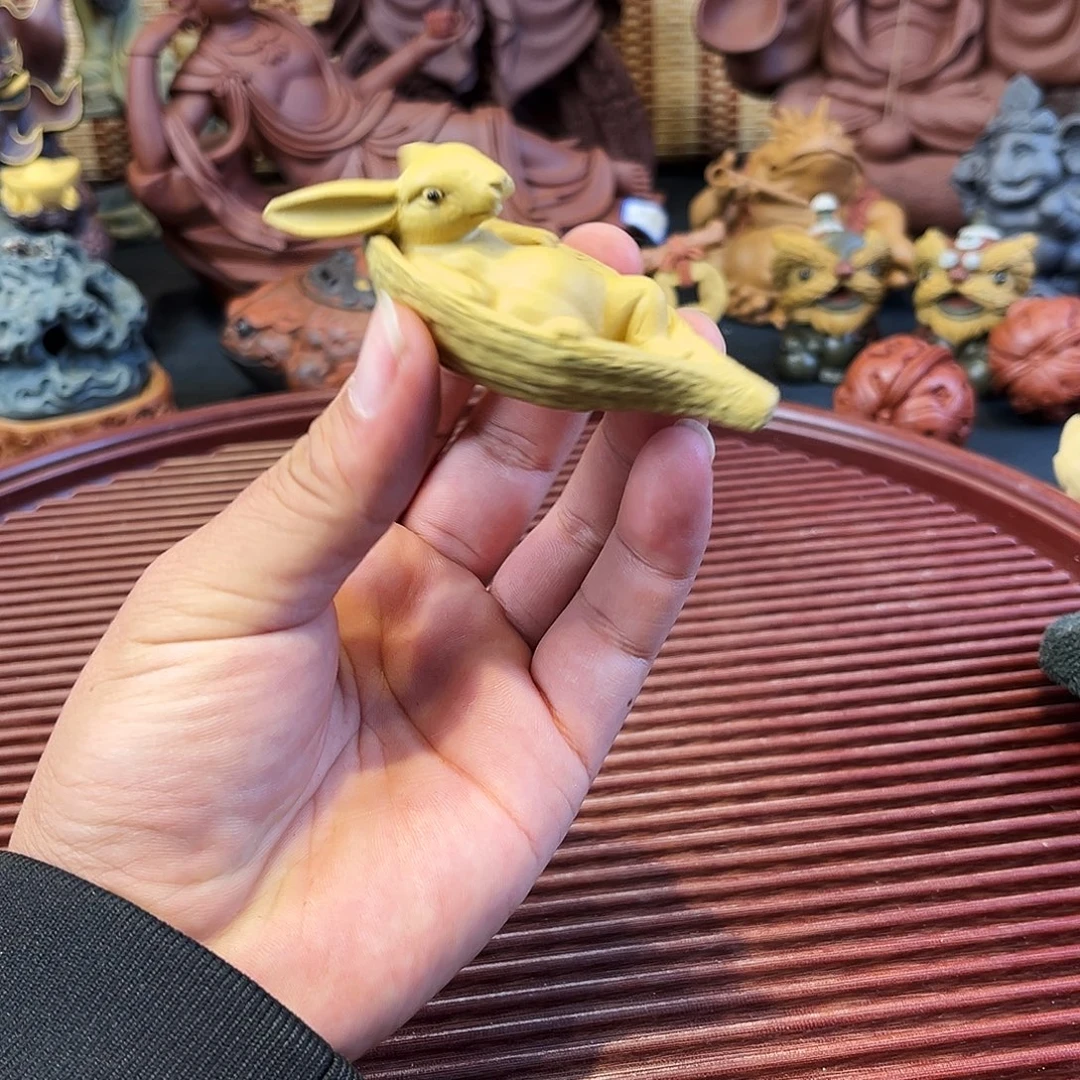 茶杯紫砂高端紫砂茶宠微瑕