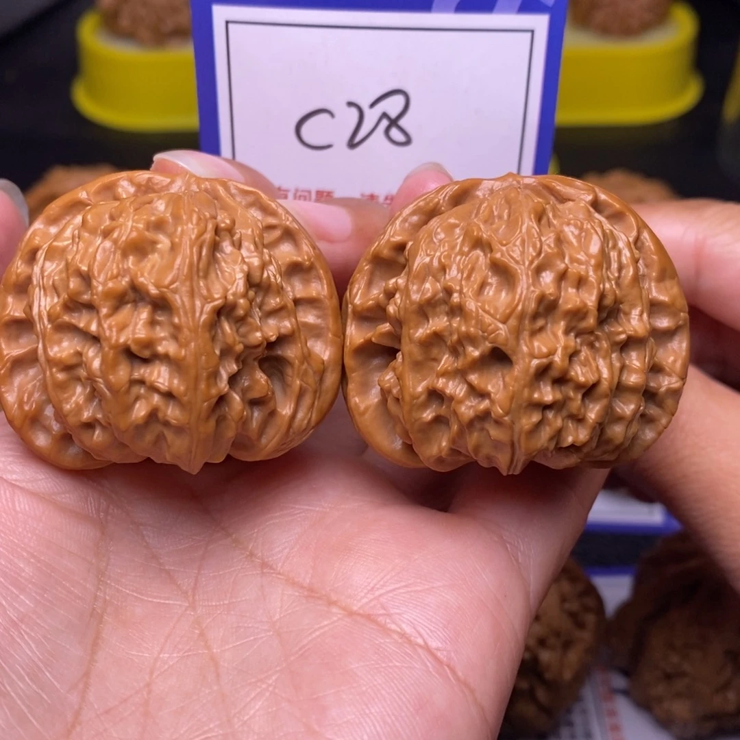 把件文玩核桃43球白c28
