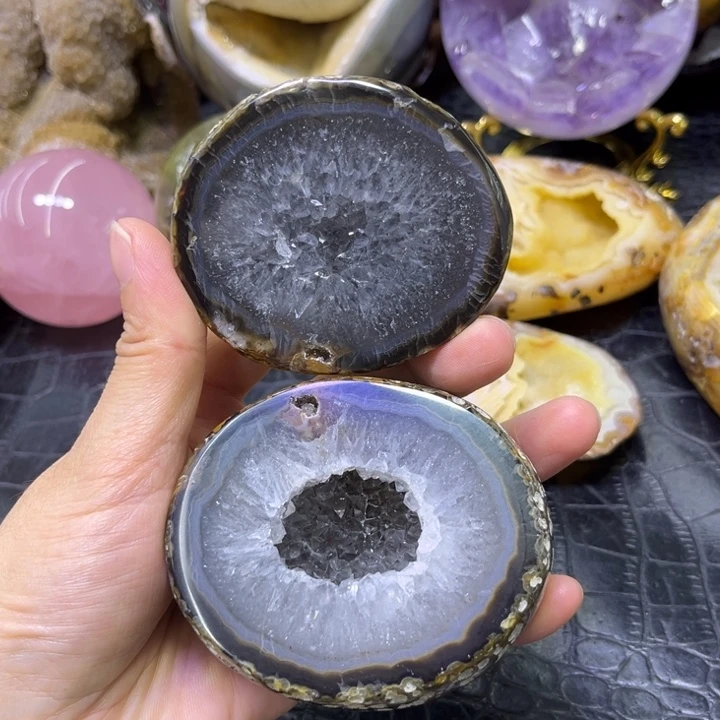 未镶嵌发饰水晶聚宝盆