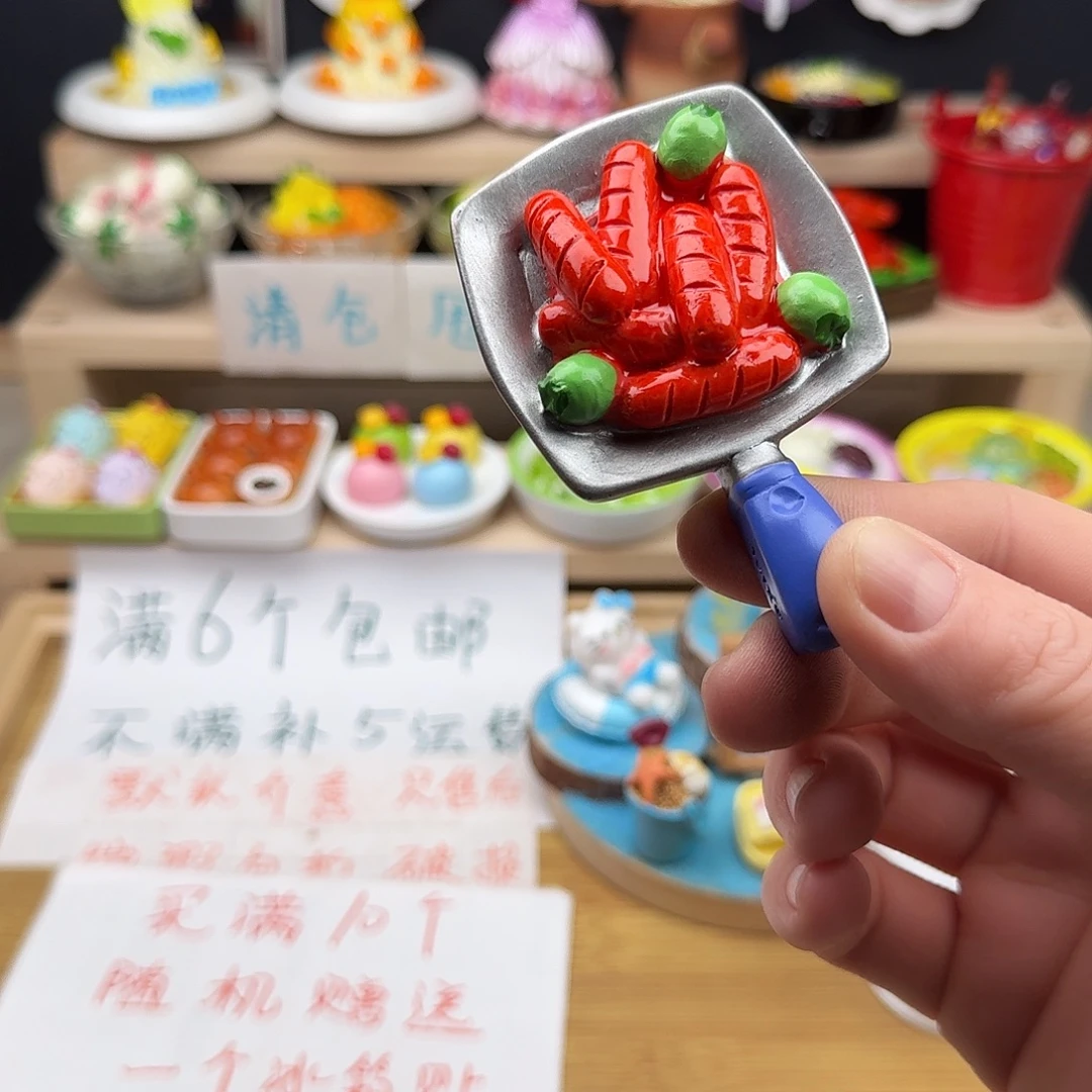 树脂食玩冰箱贴凭开箱视频售后