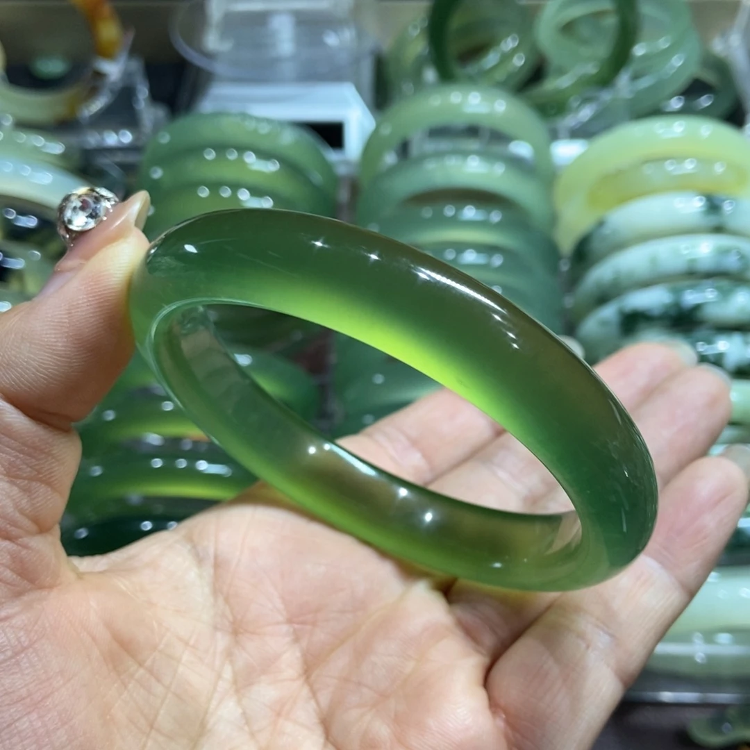 岫玉未镶嵌手镯65