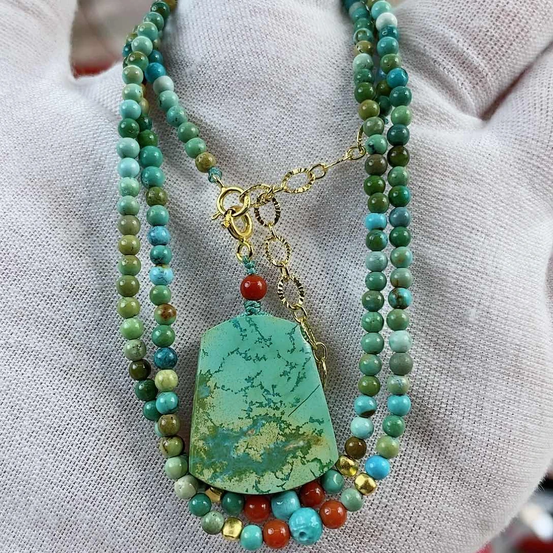 绿松石珠宝奇石未镶嵌