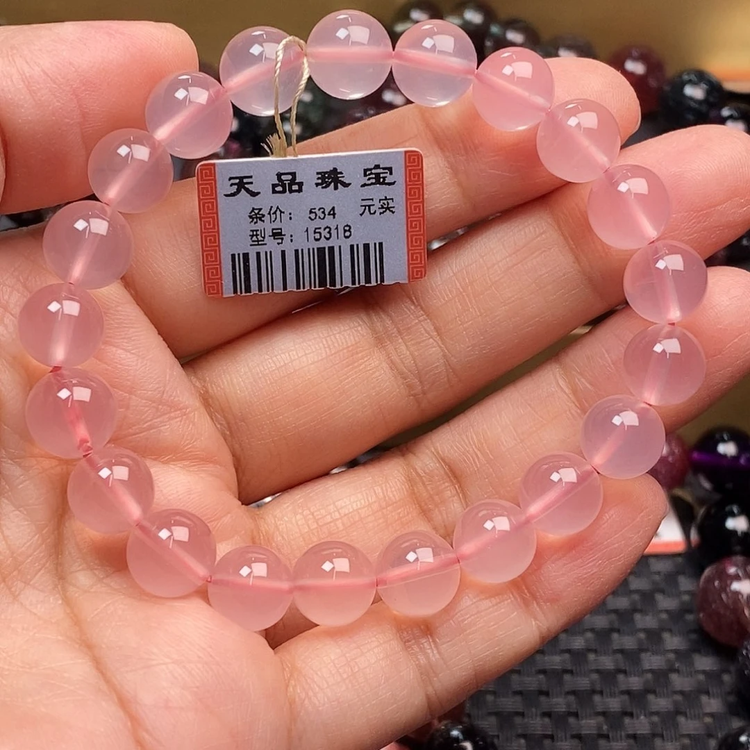 未镶嵌手链水晶马粉手链15318