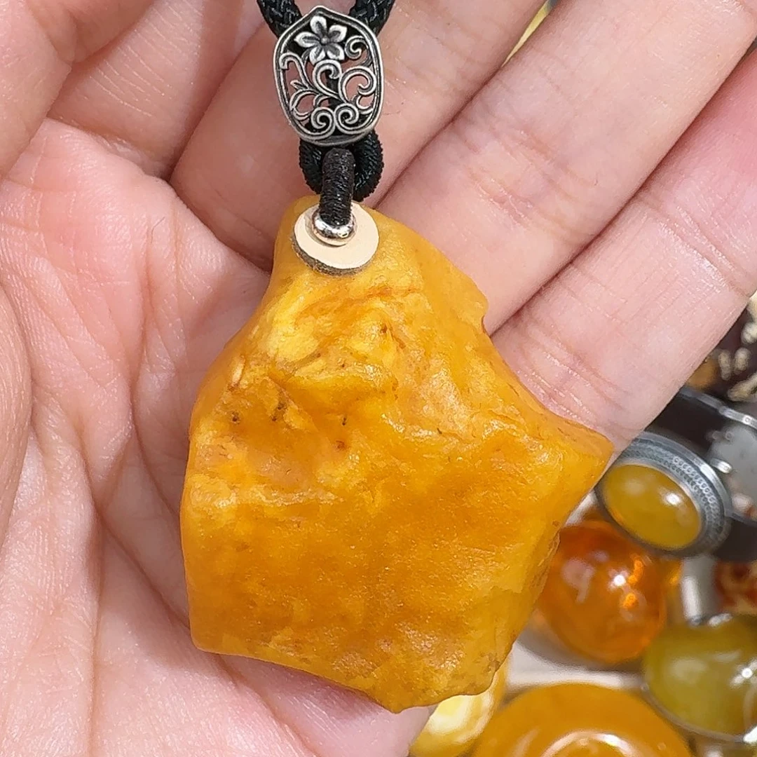 玉***森琥珀未镶嵌裸石我