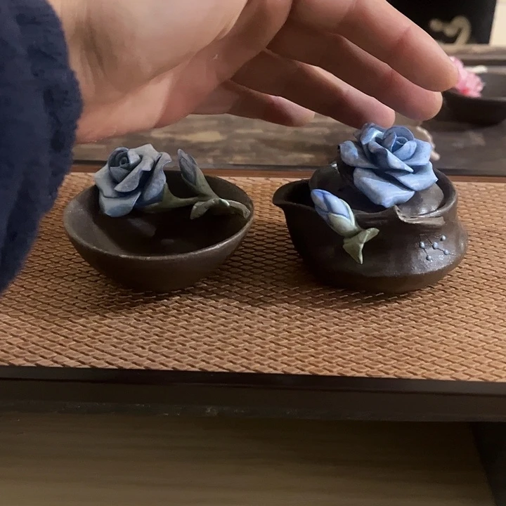 壶蓝色玫瑰一壶一杯8888888