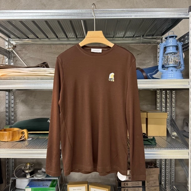 luluzou秋冬莱赛尔羊毛舒适打底衫9164