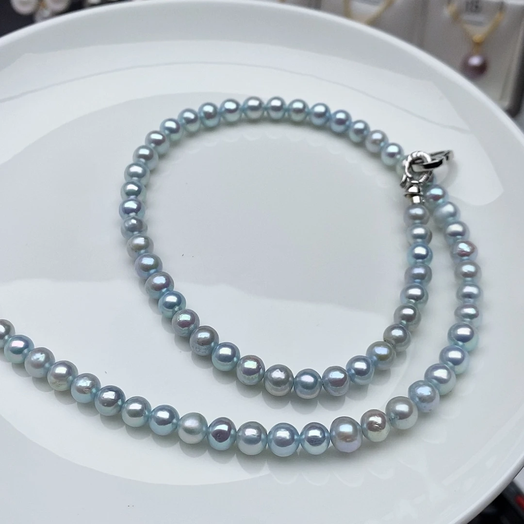 淡水珍珠颈饰合金