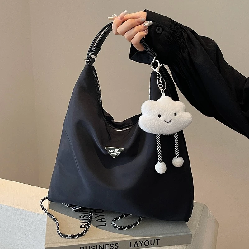 托特包女大容量2025新款包包三用通勤单肩斜挎包质感布包双肩背包