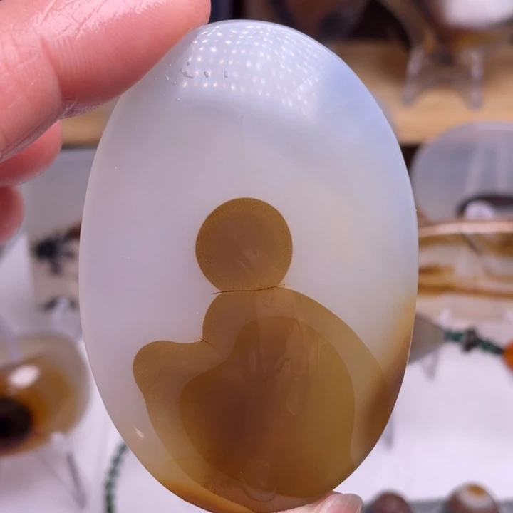 玛瑙/玉髓未镶嵌吊坠(不含链)