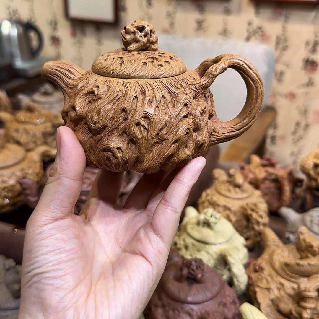 茶壶紫砂老段供春230cc