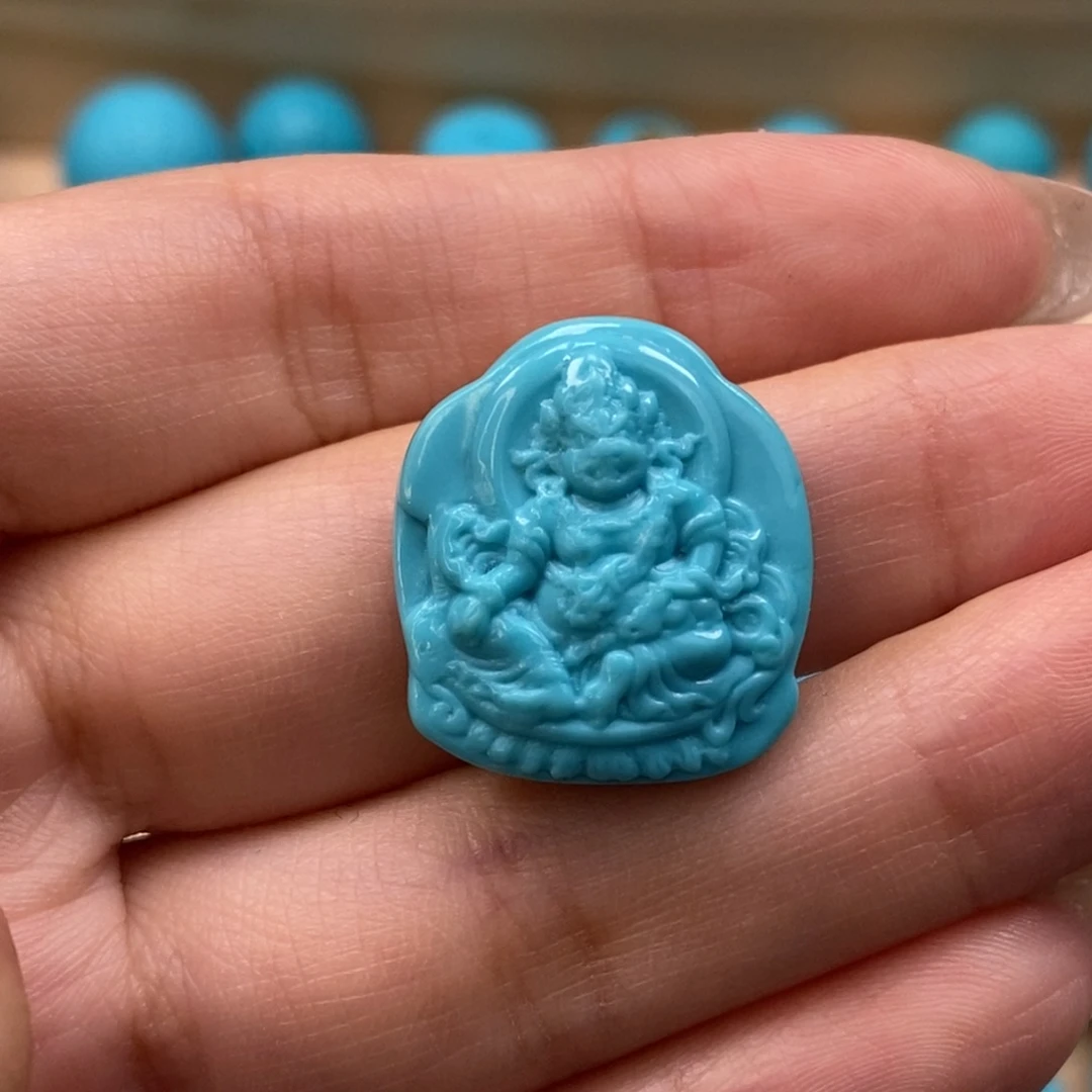 绿松石未镶嵌颈饰