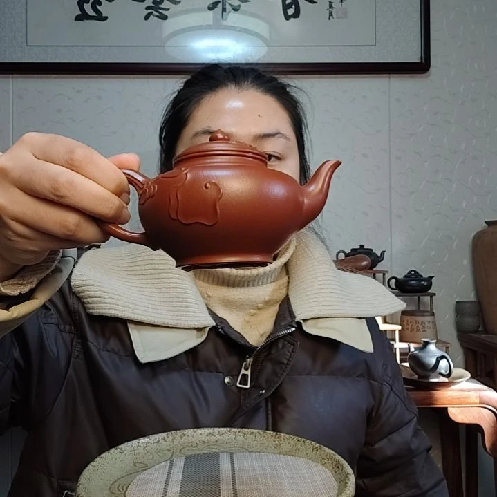 茶壶朱泥大红袍笑樱250毫升