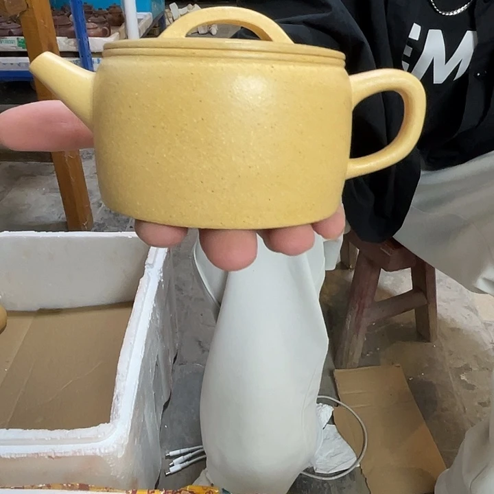 茶壶紫砂xj本绿汉瓦