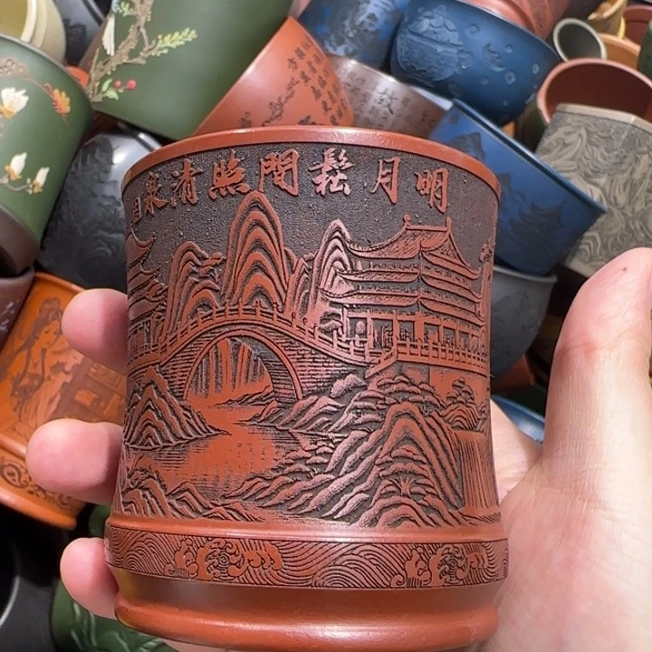 茶杯紫砂全手工紫砂