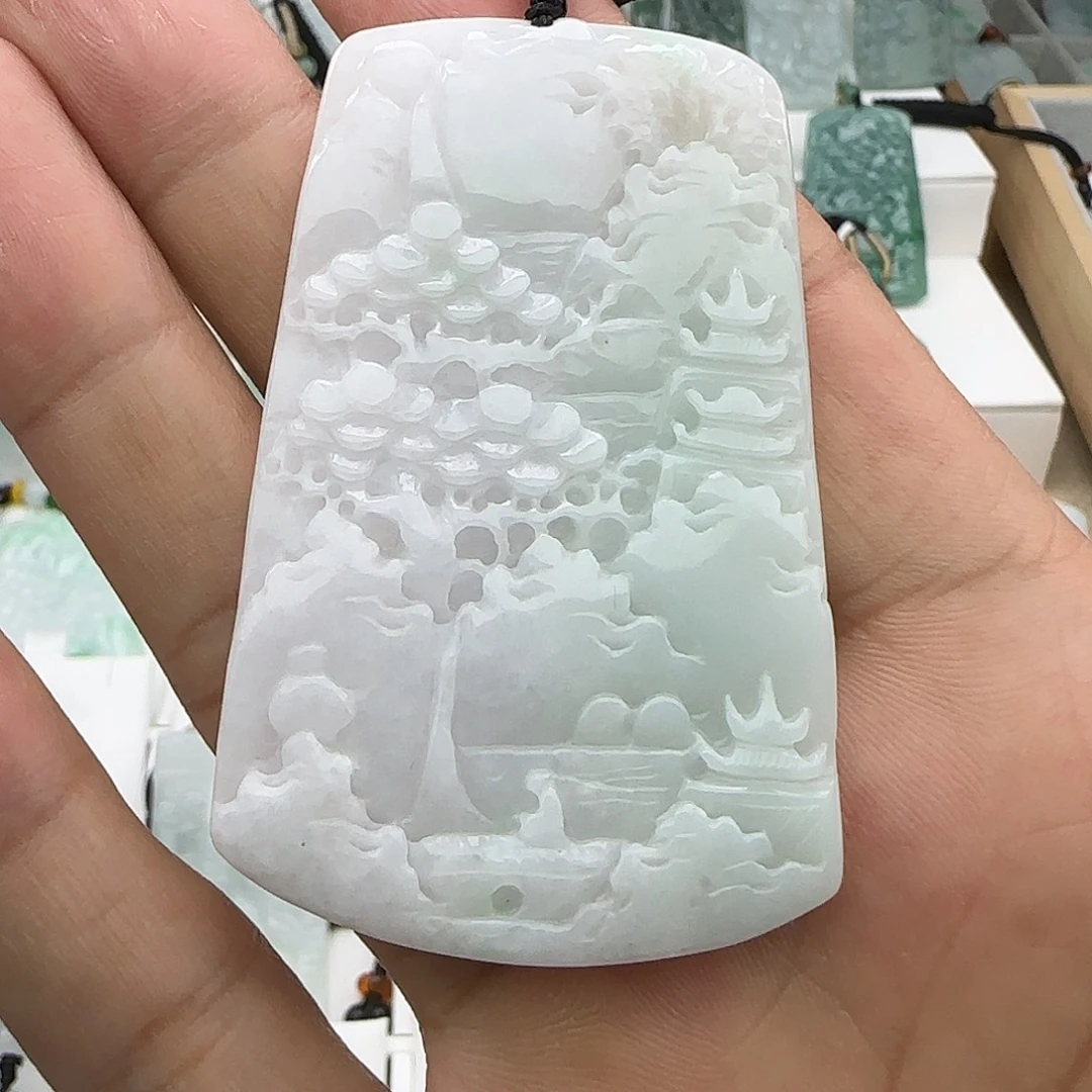 颈饰未镶嵌翡翠翡翠