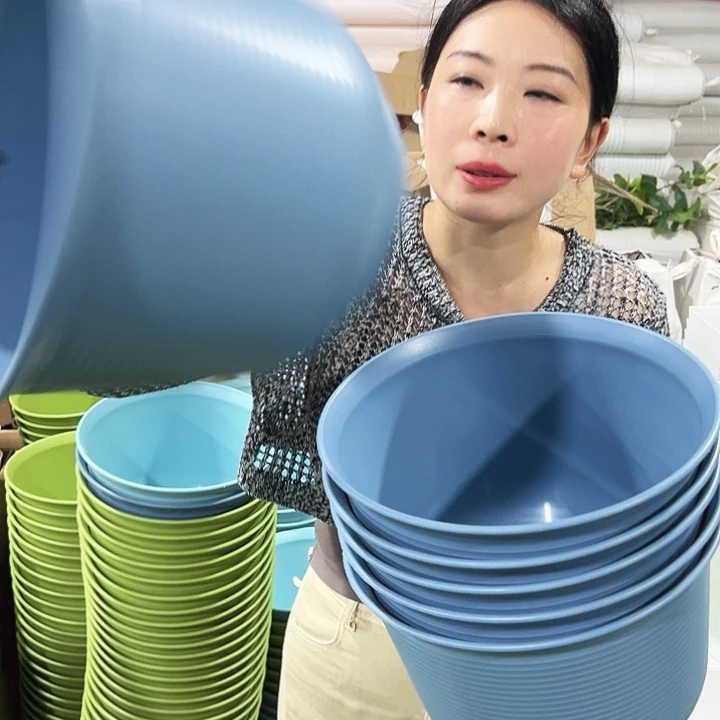 特价矮陶口30高21.5雾霾蓝6只无托