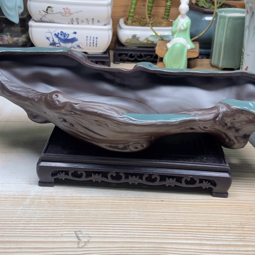 瓷片陶瓷花盆陶瓷艺术