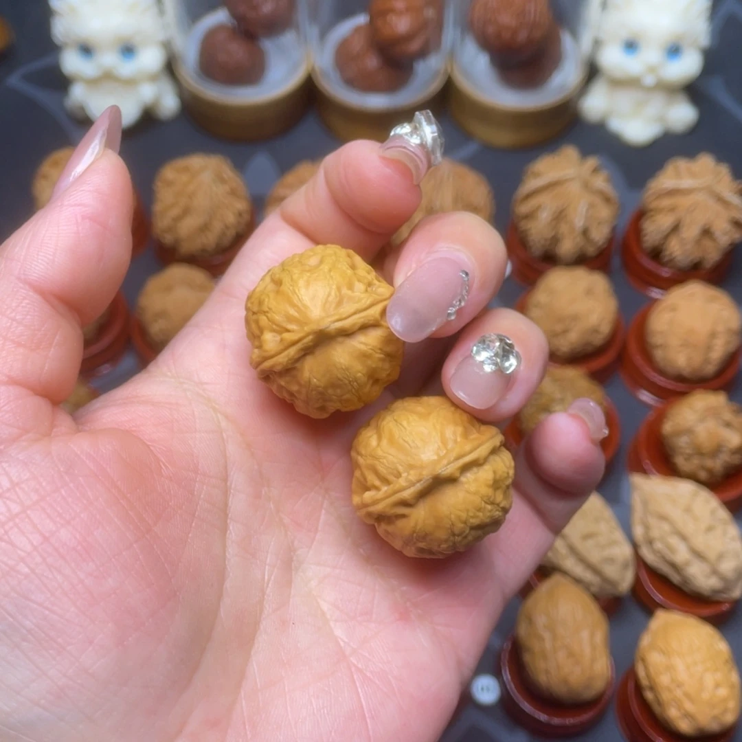 文玩核桃把件汤圆