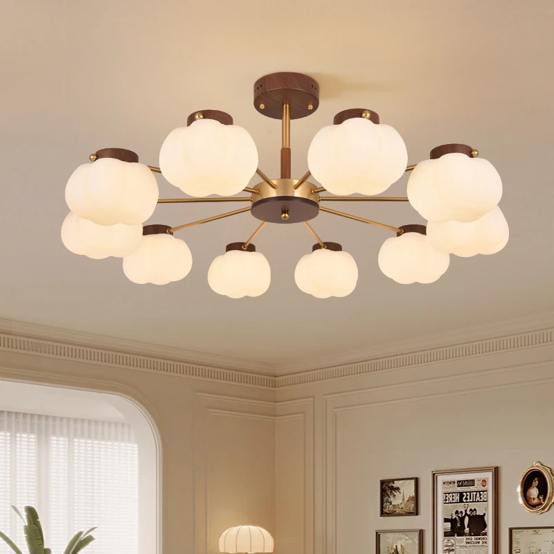 大观园餐厅吊灯中古风客厅灯家用新款复古简约护眼卧室灯具I271