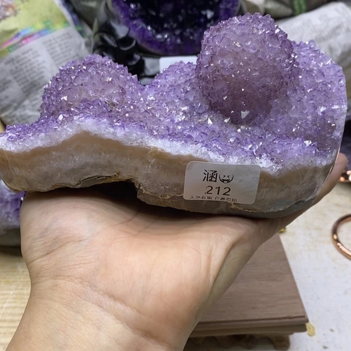 霁***月未镶嵌紫晶大型摆件（非配饰）