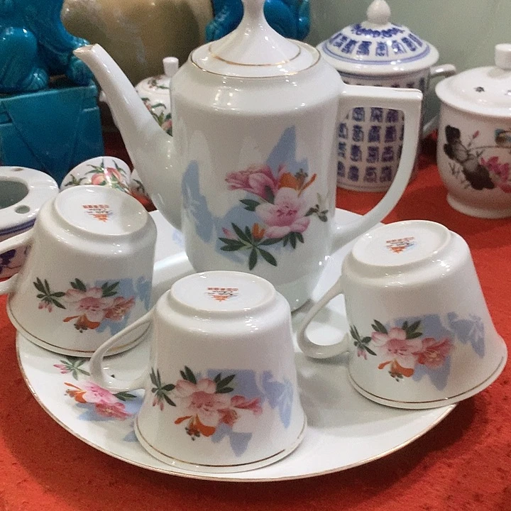 壶琴*景德镇市东风瓷厂生产的茶具