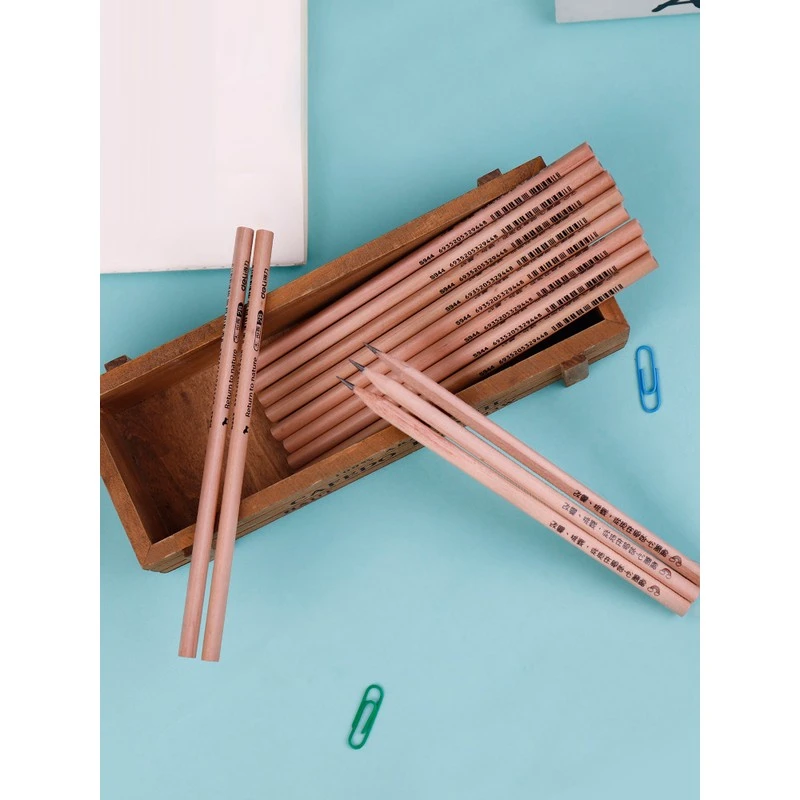 得力铅笔三角杆2B/HB刻名字卡通图案创意个性小学生刻字文具批发