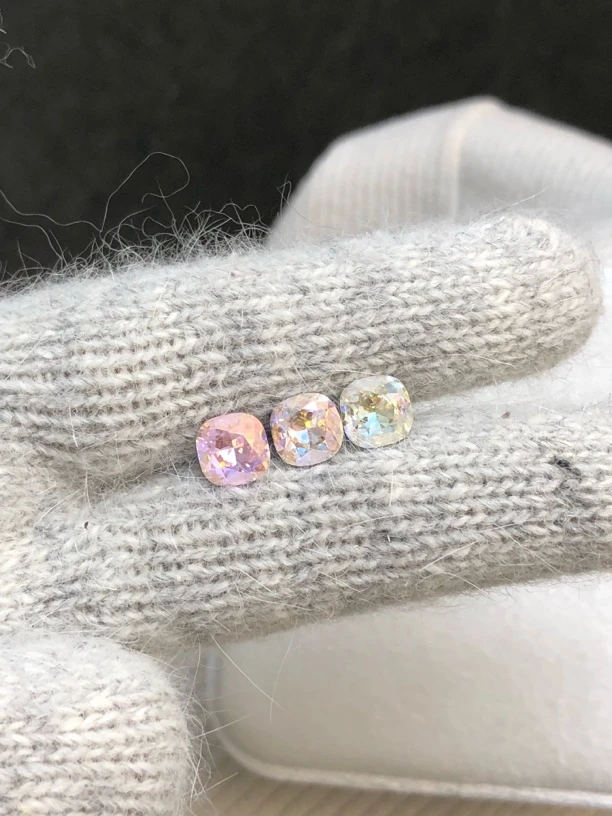 钛钢耳饰 8mm肥方耳钉耳垂耳蜗钉