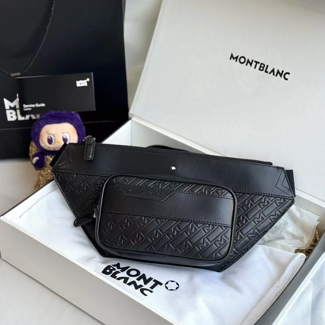未使用 Montblanc/万宝龙 劲黑系列腰包
