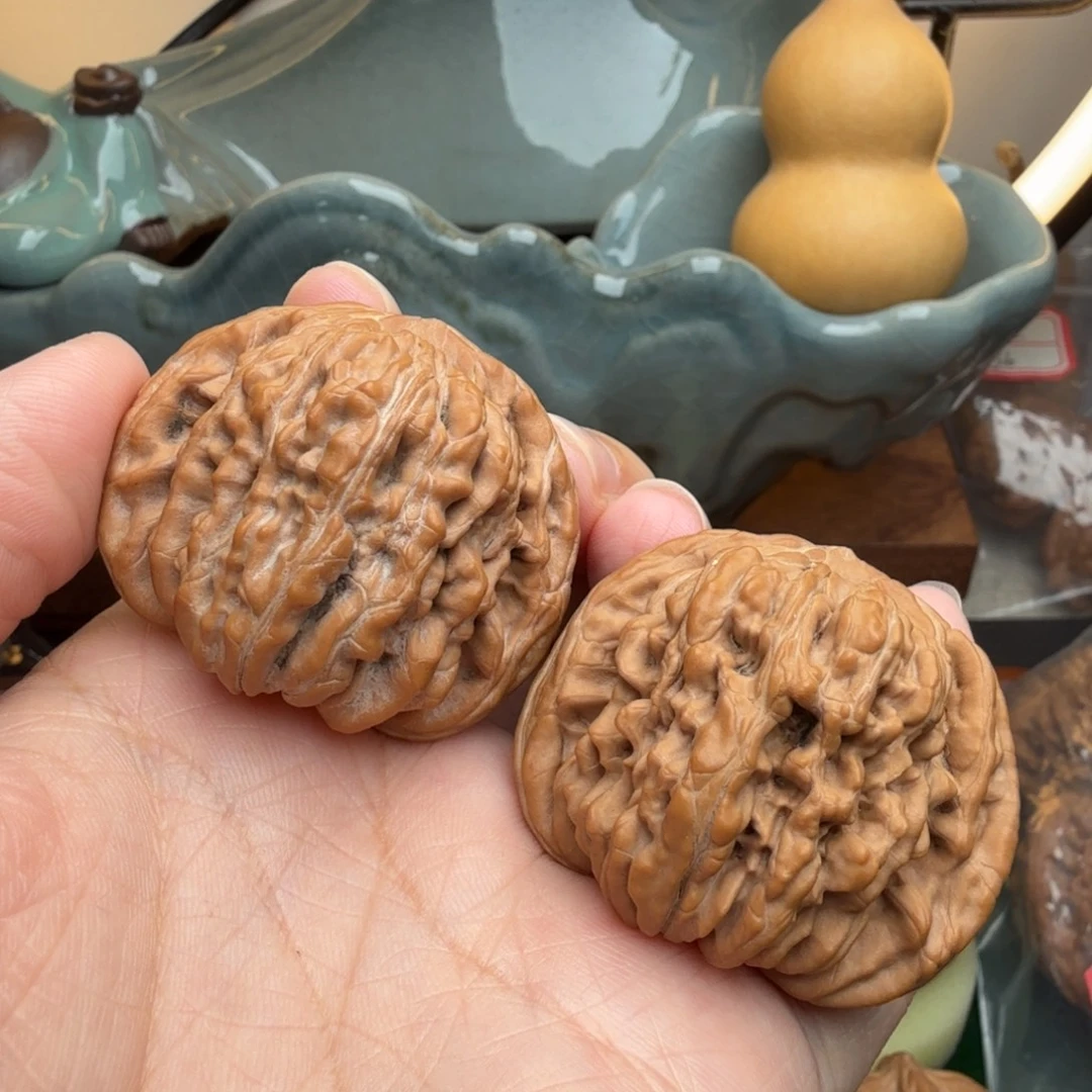 核桃文玩核桃吊坠四座楼42