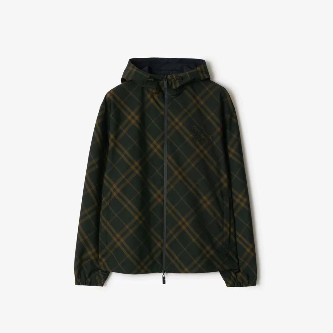 全新未使用 BURBERRY/博柏利 新品男士暗影色双面夹克 shadow