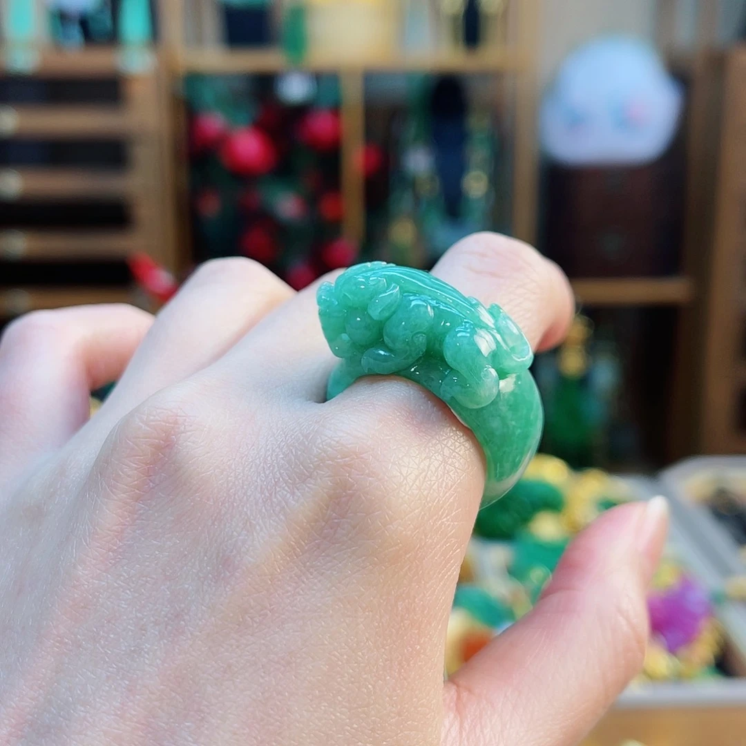 未镶嵌戒指翡翠48小时鉴赏期1