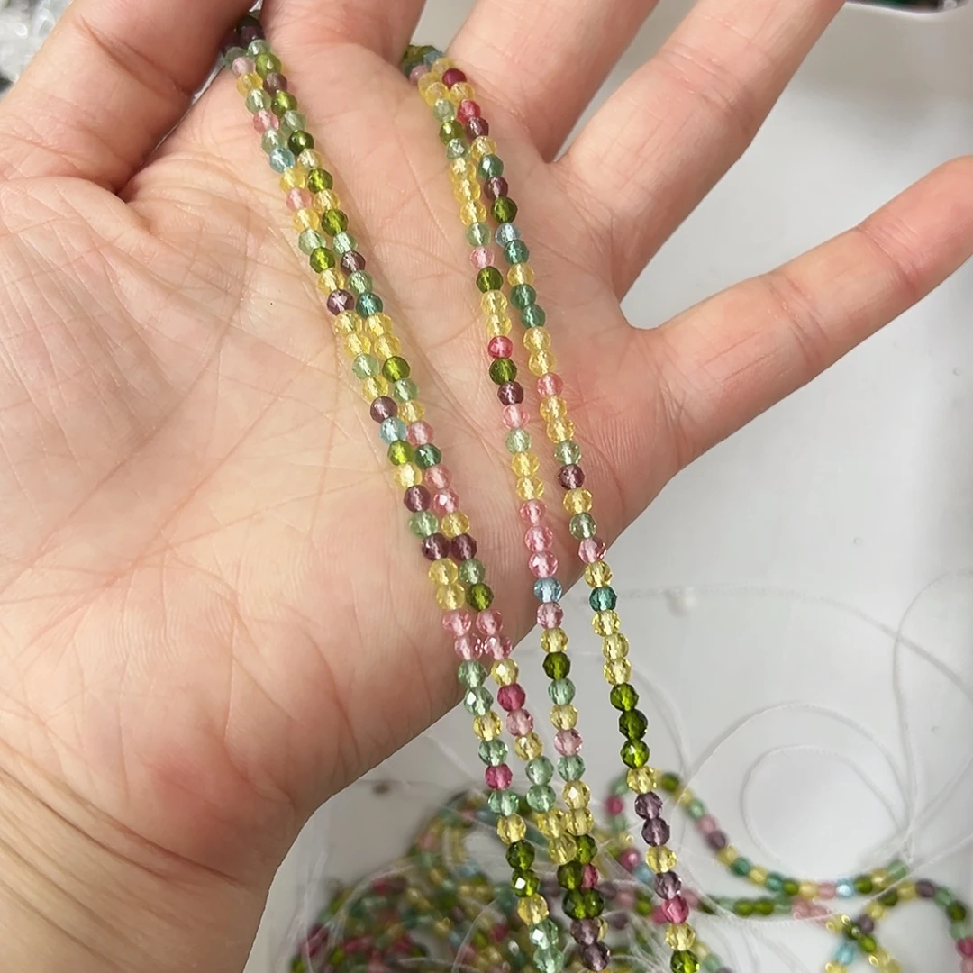 玛瑙/玉髓未镶嵌珠宝半成品，卡3多宝水晶2条