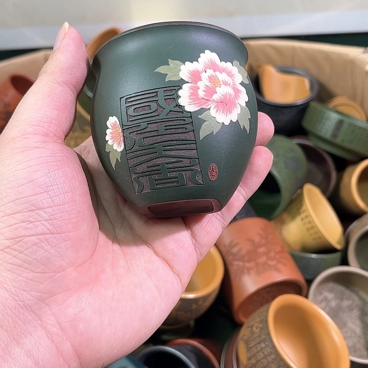 茶杯紫砂全手工紫砂主人杯