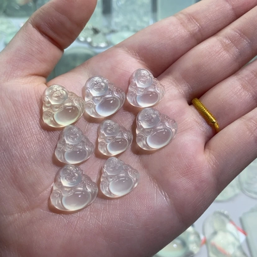 【闪购商品】蛇纹石玉颈饰合金非**可