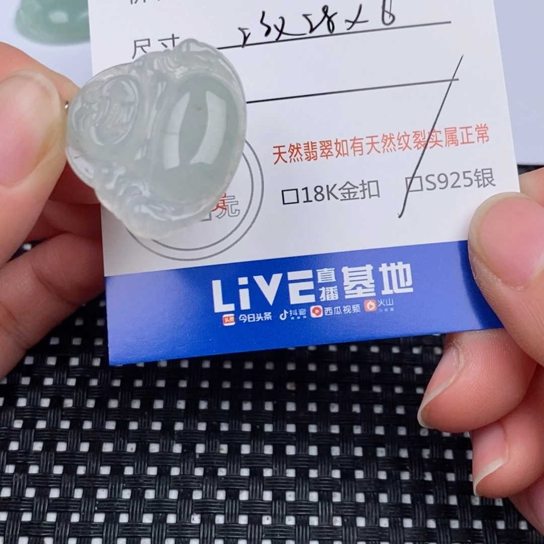 翡翠银S925镶嵌颈饰