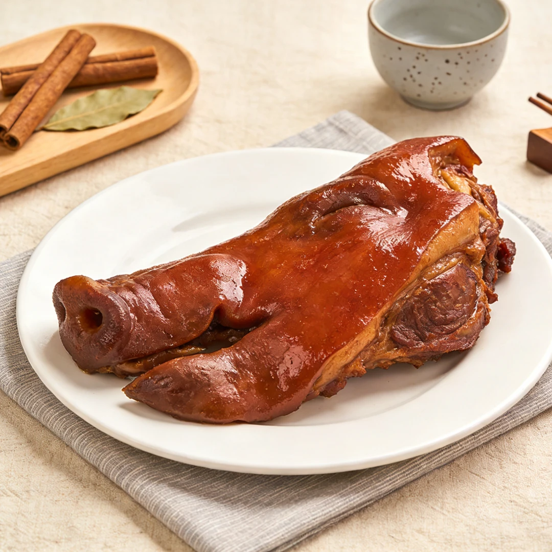 龙源烧肉古法熏猪头肉一斤