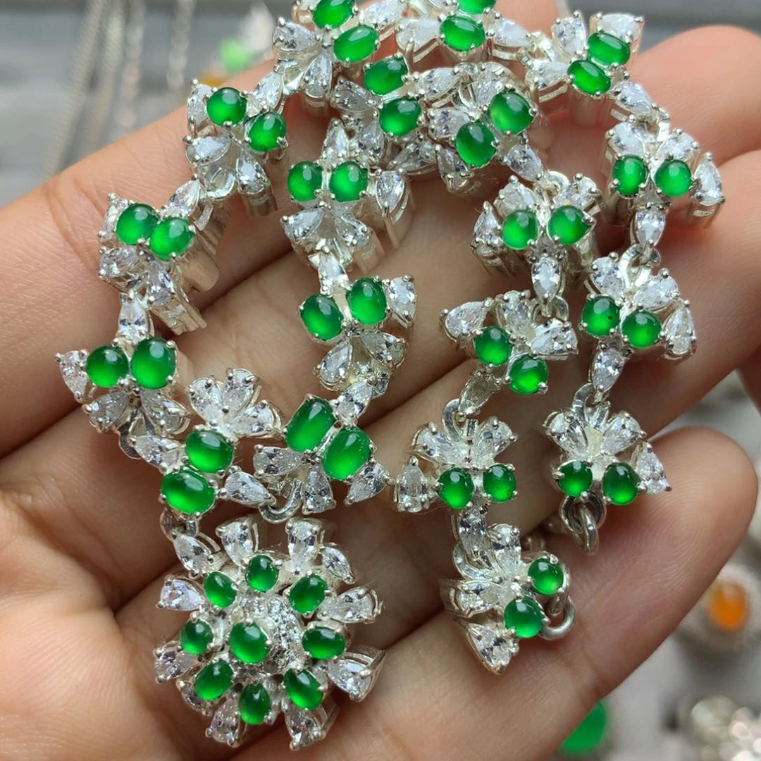 定制翡翠未镶嵌缅甸天然翡翠a货