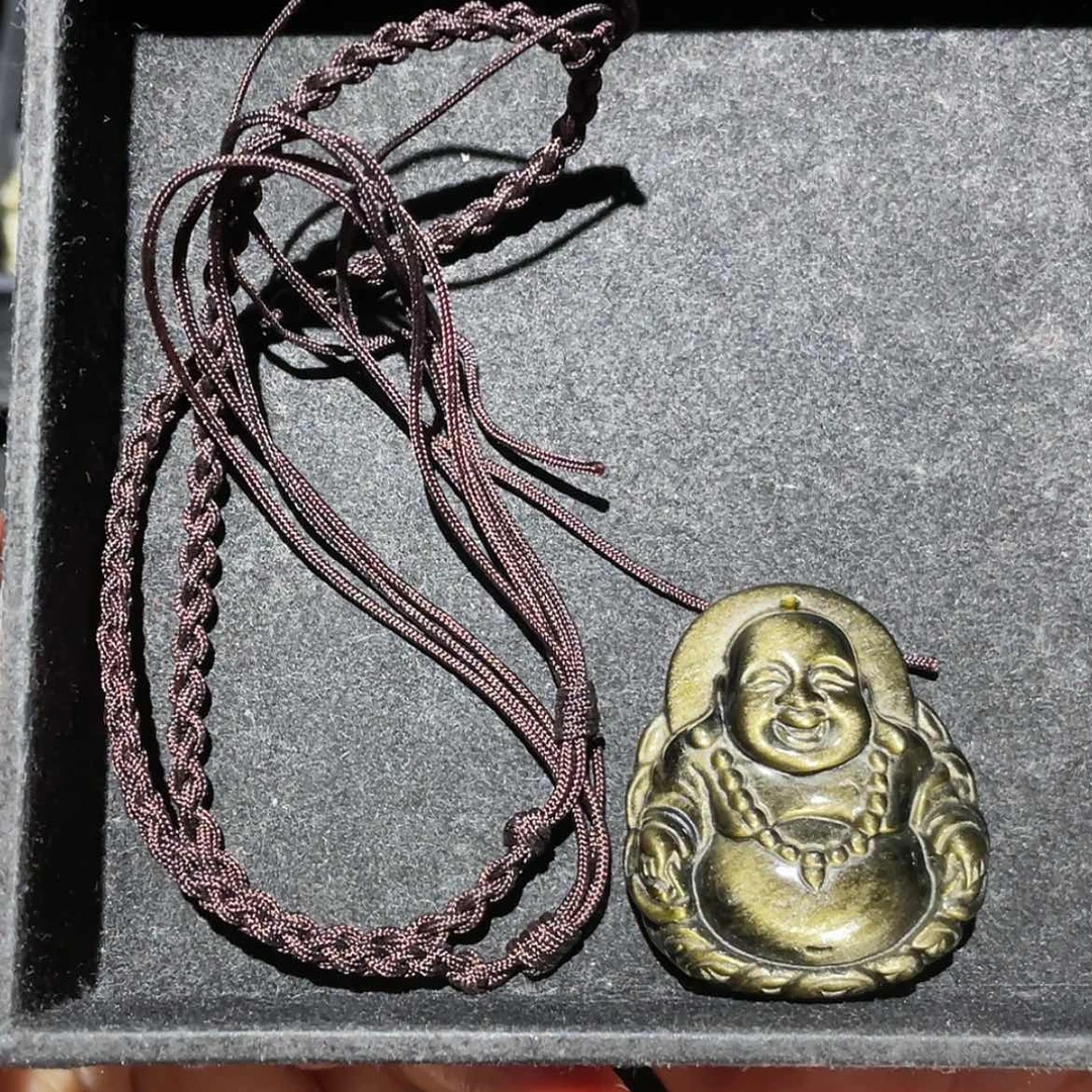 【闪购商品】未镶嵌黑曜岩吊坠(不含链)大**离